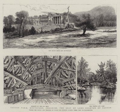 Tatton Park, Knutsford, Cheshire, the Seat of Lord Egerton of Tatton by Henry William Brewer
